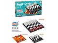 3合1棋(国际象棋+西洋棋配16粒白色+16粒红色+32粒黑色+2骰子)